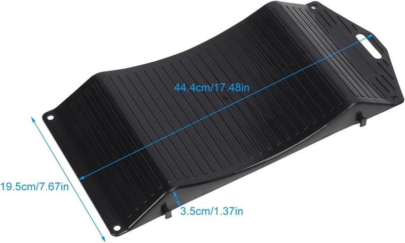 EIMSOAH Tire Saver Ramps,Anti Slip Boat Trailer Tire Savers Heavy Duty,2 Pack Car Ramps Metal for Flat Spot,Flat Tire Prevention, for Car Truck RV Trailer(18P: 44.4x19.5x3.5cm/17.48x7.67x1.37in) - Image 2
